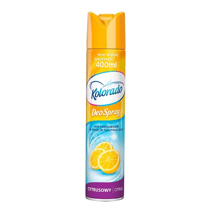 

Kolorado Odświeżacz Powietrza Spray Cytrynowy 400M