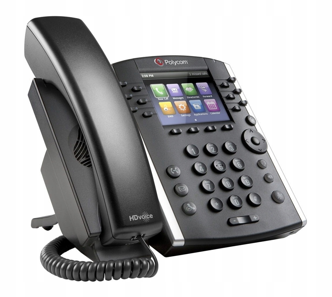 TEEFON POLYCOM VVX400 IP HD DZWIEK 12 LINII SIP /178