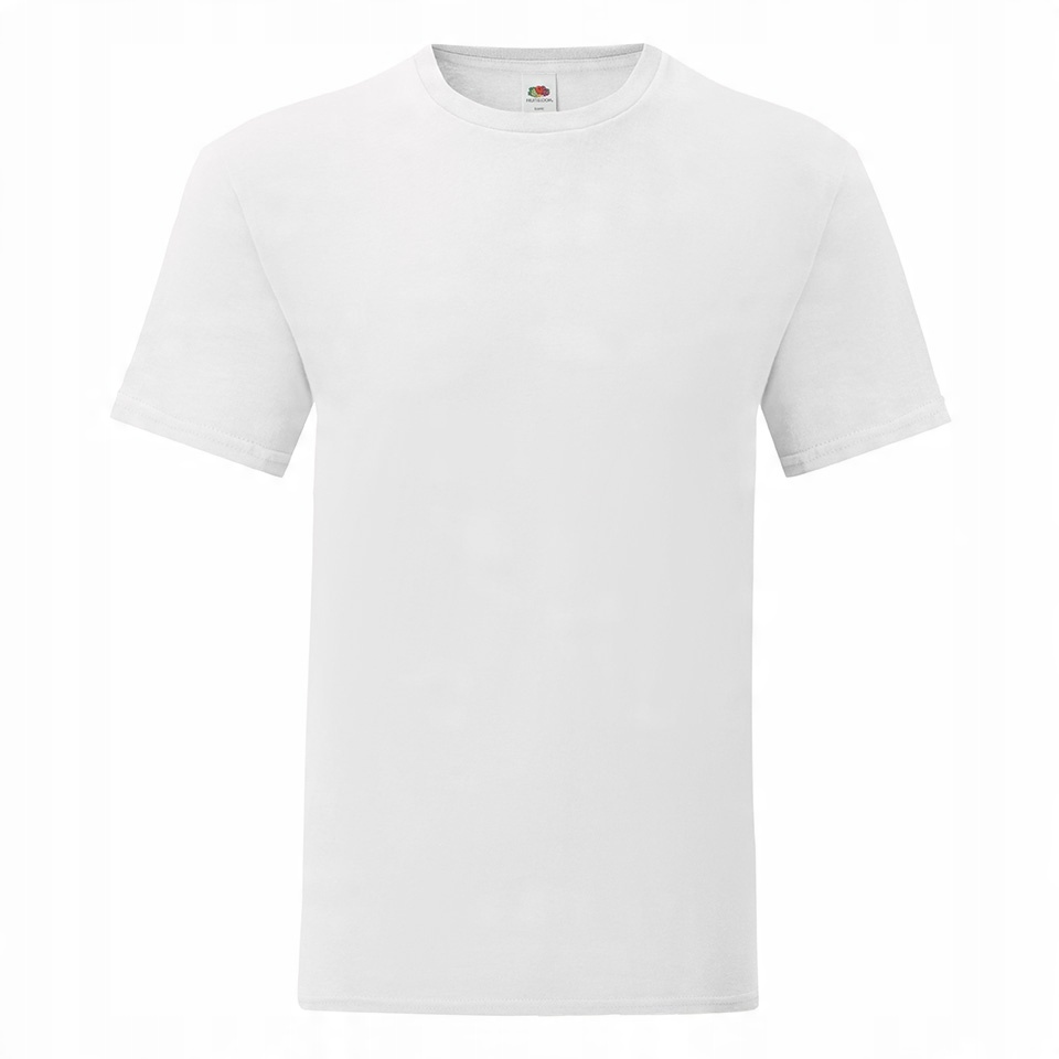 

Męski T-shirt Iconic Fruit Of The Loom White 5XL