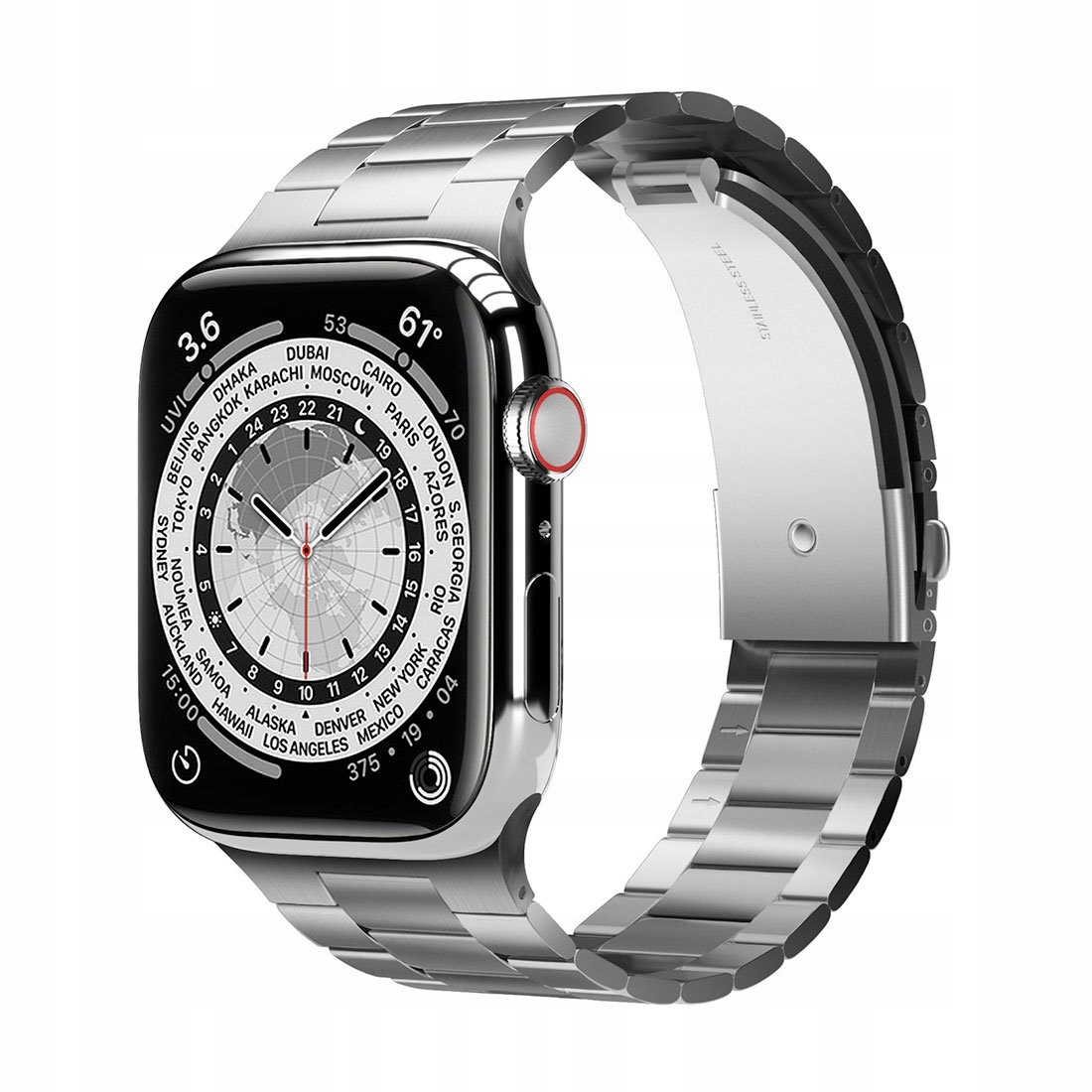 Elago remienok Metal Band pre Apple Watch 40/41/42mm Silver Eaw…