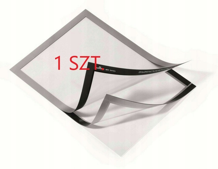 Ramka magnetyczna przylepna A4 DURABLE Duraframe Srebrna