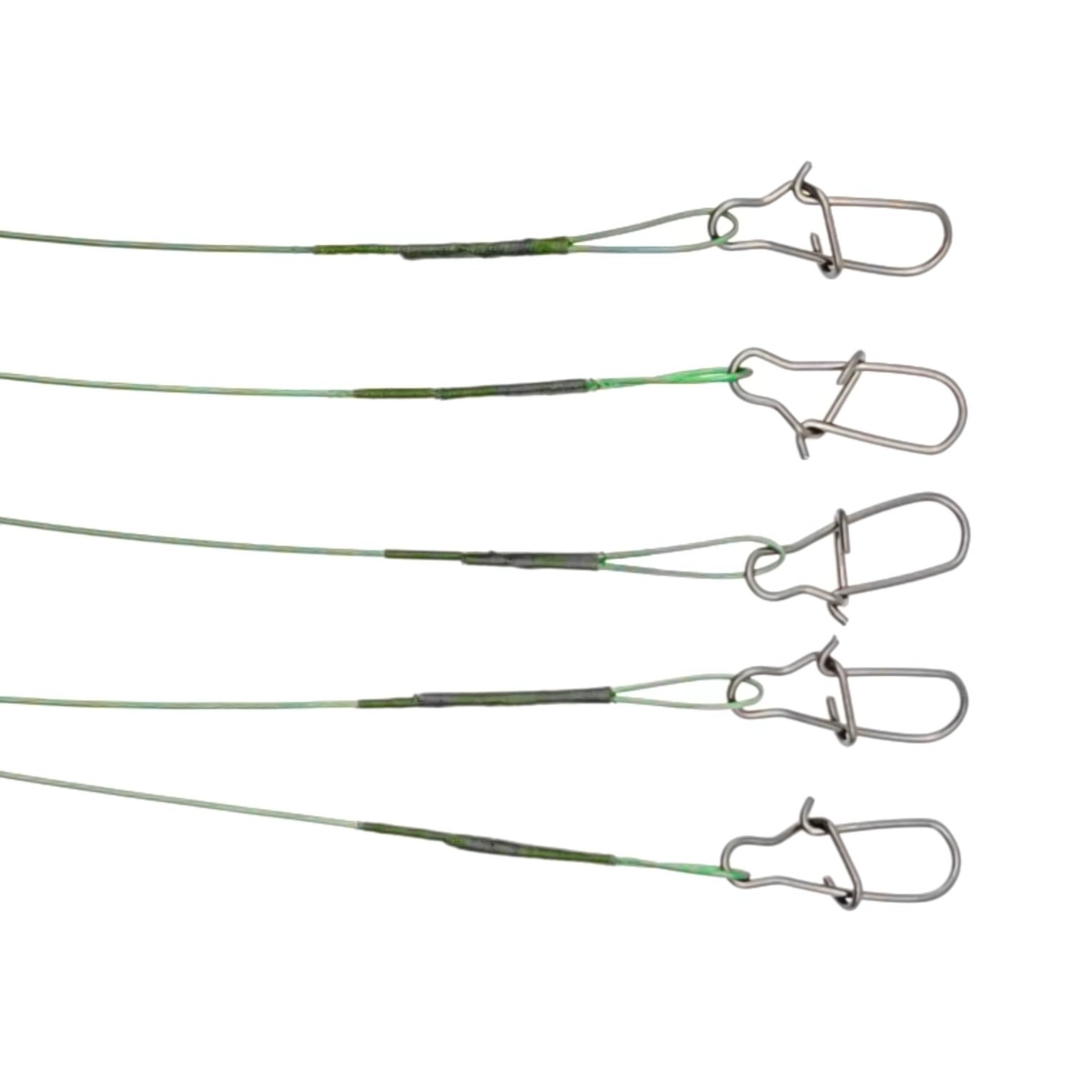 Przypon Stalowy na Szczupaka 5szt 30cm Zielony do 12kg Duo-Lock