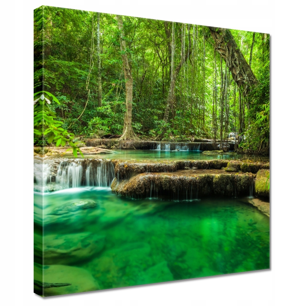 

Obrazy 50x50 Wodospad Erawan Tajlandia