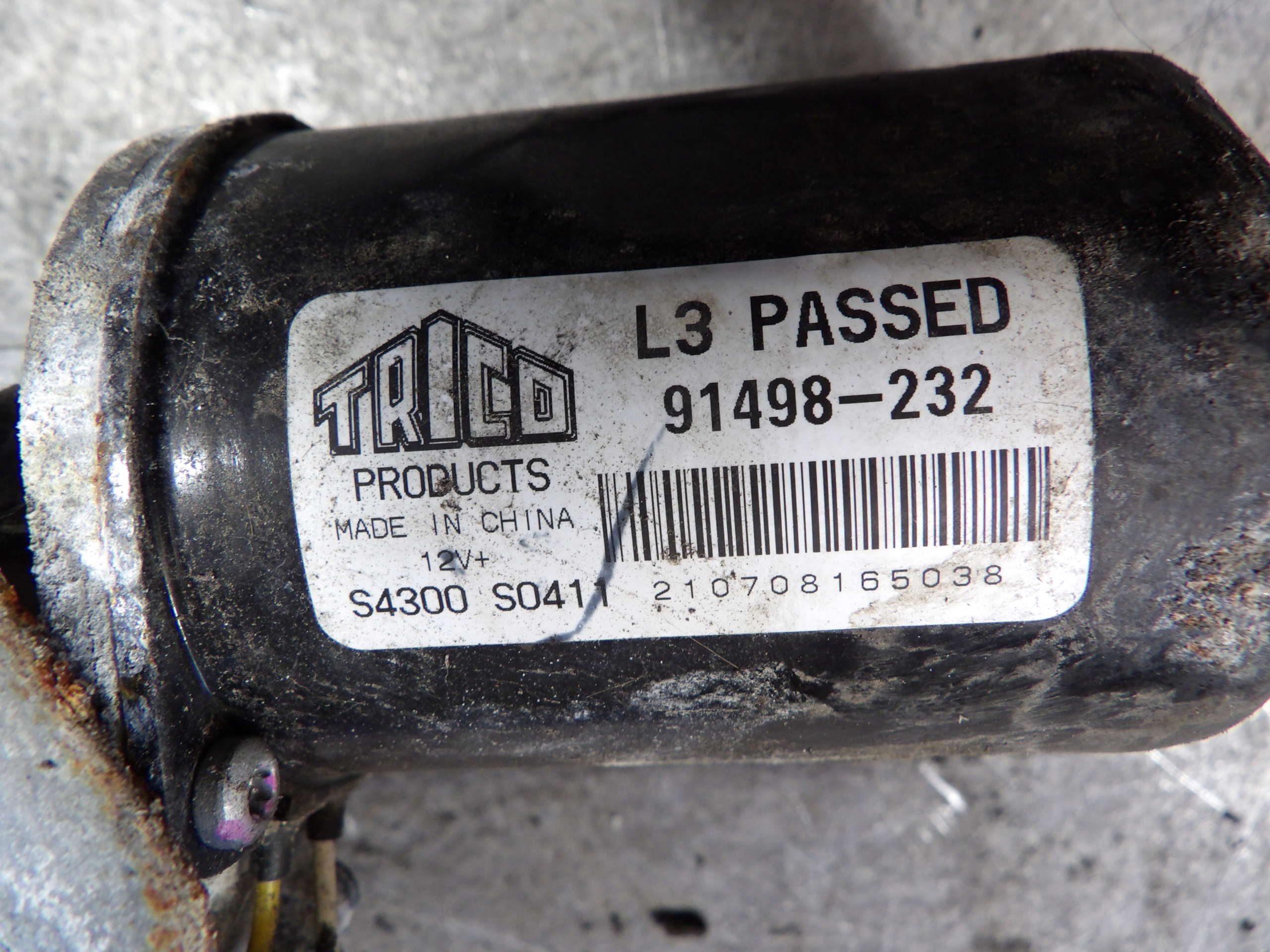 Opel Combo II wiper mechanism front 1,3CDTI 91498-232 S4300 S0411