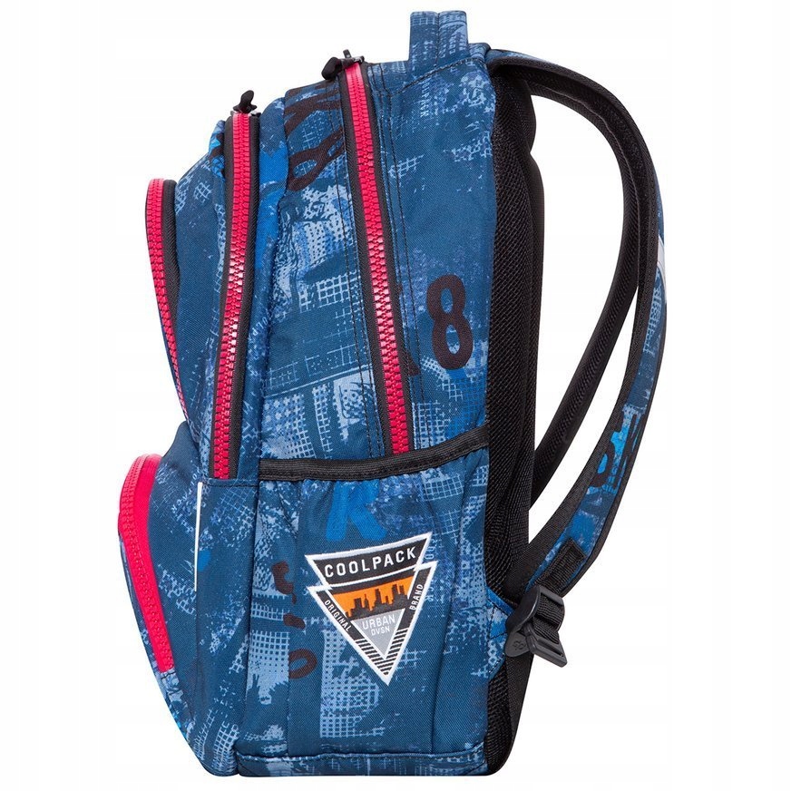 Plecak Szkolny Trzykomorowy Spiner Blue Coolpack