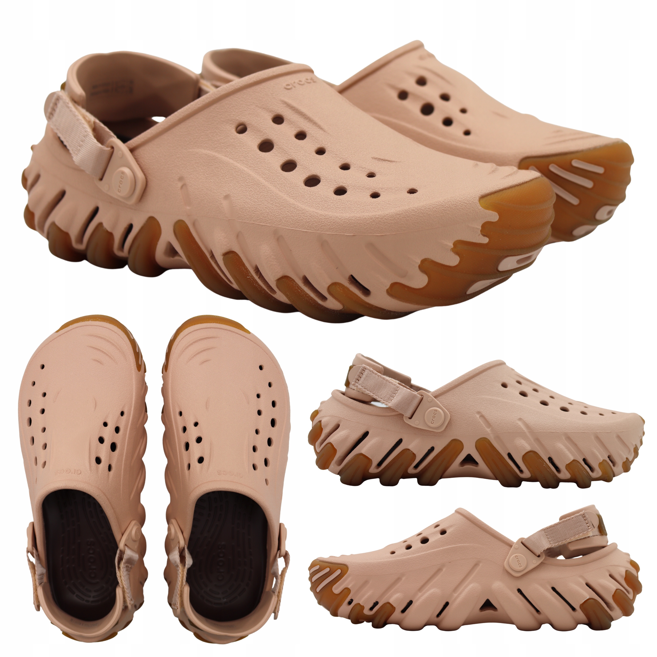 Nazouváky Unisex Crocs Echo Gum Ro Clog Růžové 211675 7AF vel. 41-42