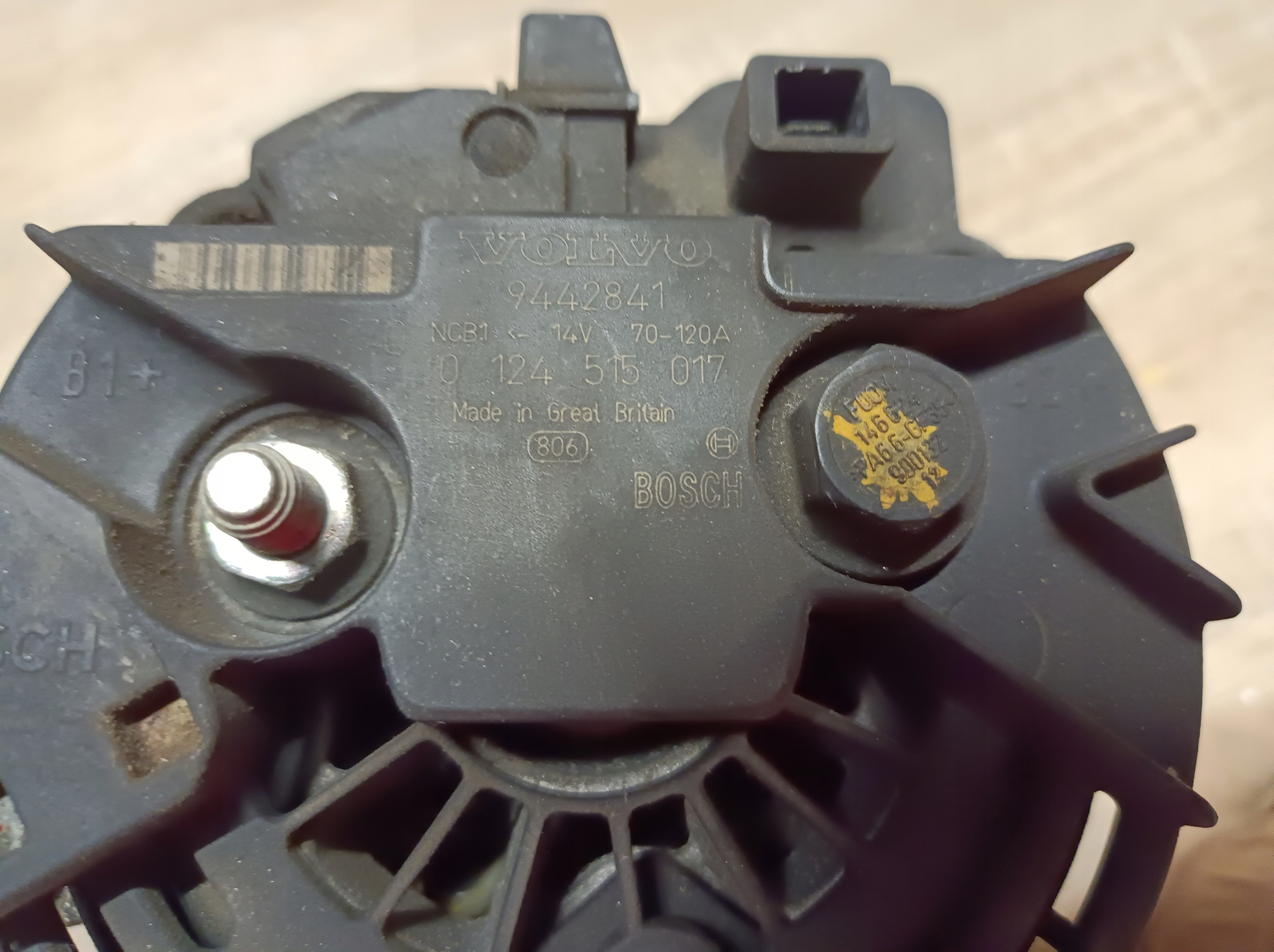 alternatore VOLVO S80 e 2.9 0124515017
