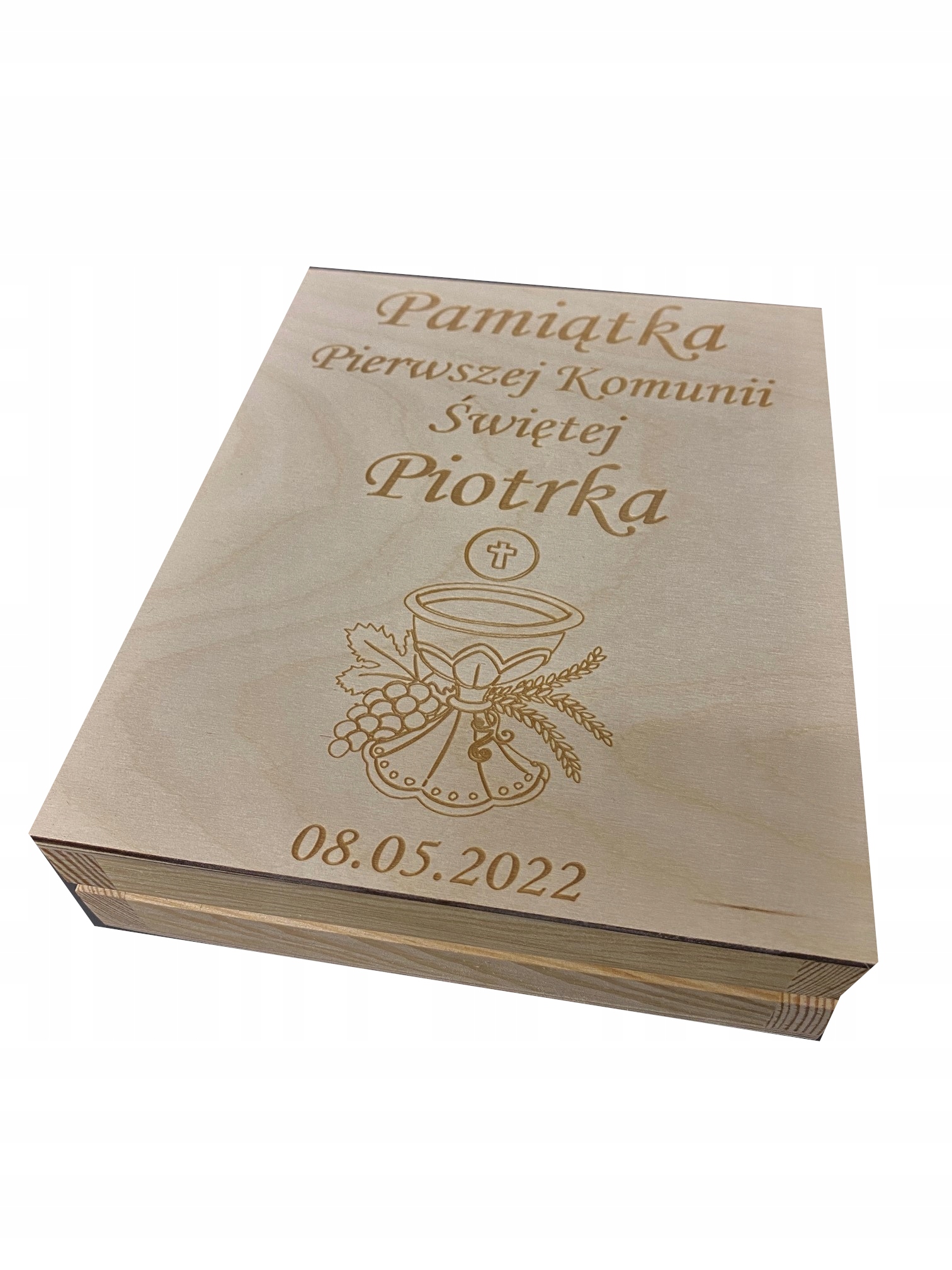 Biblia Pismo Święte Komunia Chrzest Pudełko Grawer Gatunek Historie biblijne