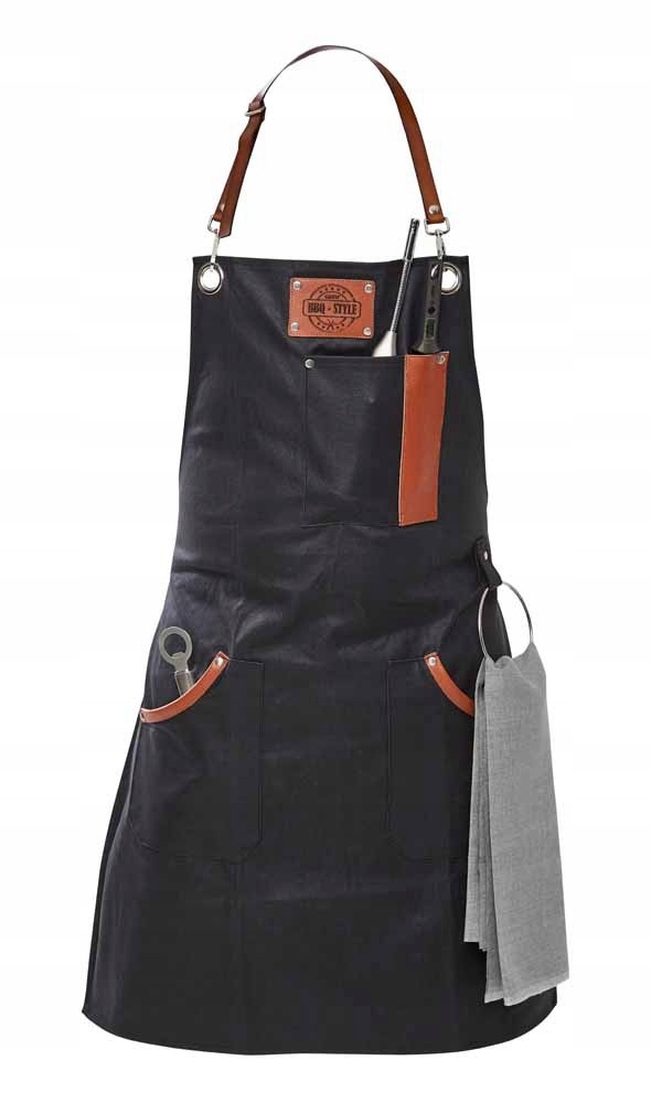 Gefu 89421 Bbq zástera z hovädzej kože bavlna 90×65 cm