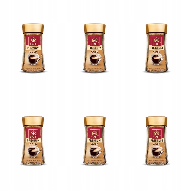 Mk Cafe Premium Gold 75 g káva káva X6