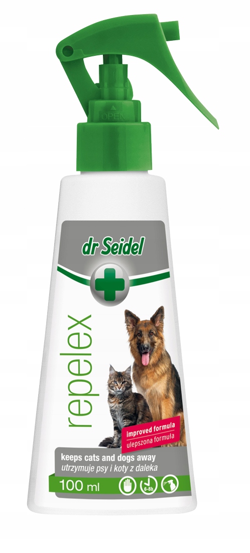 

Dr Seidel Repelex utrzymuje psy i koty z daleka