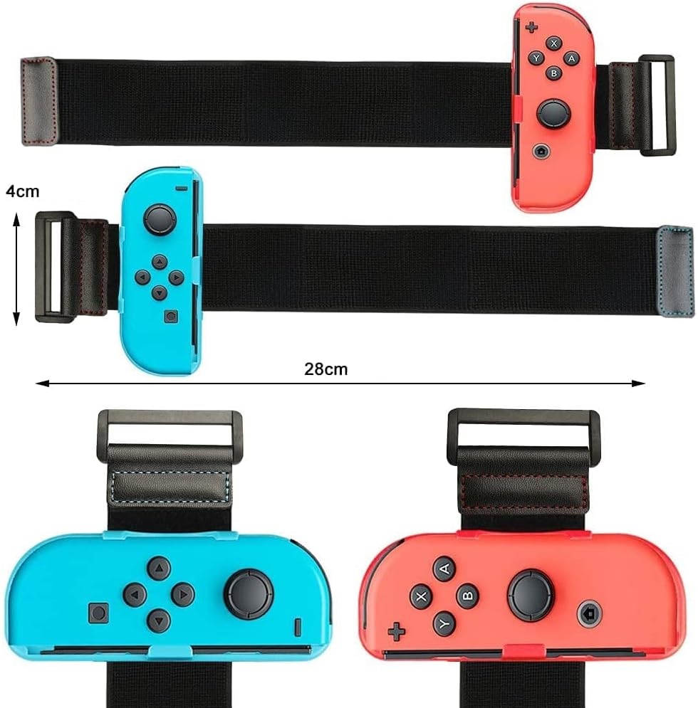 2x pasek na rękę uchwyt grip strap do Joy-Con Nintendo Switch Just Dance