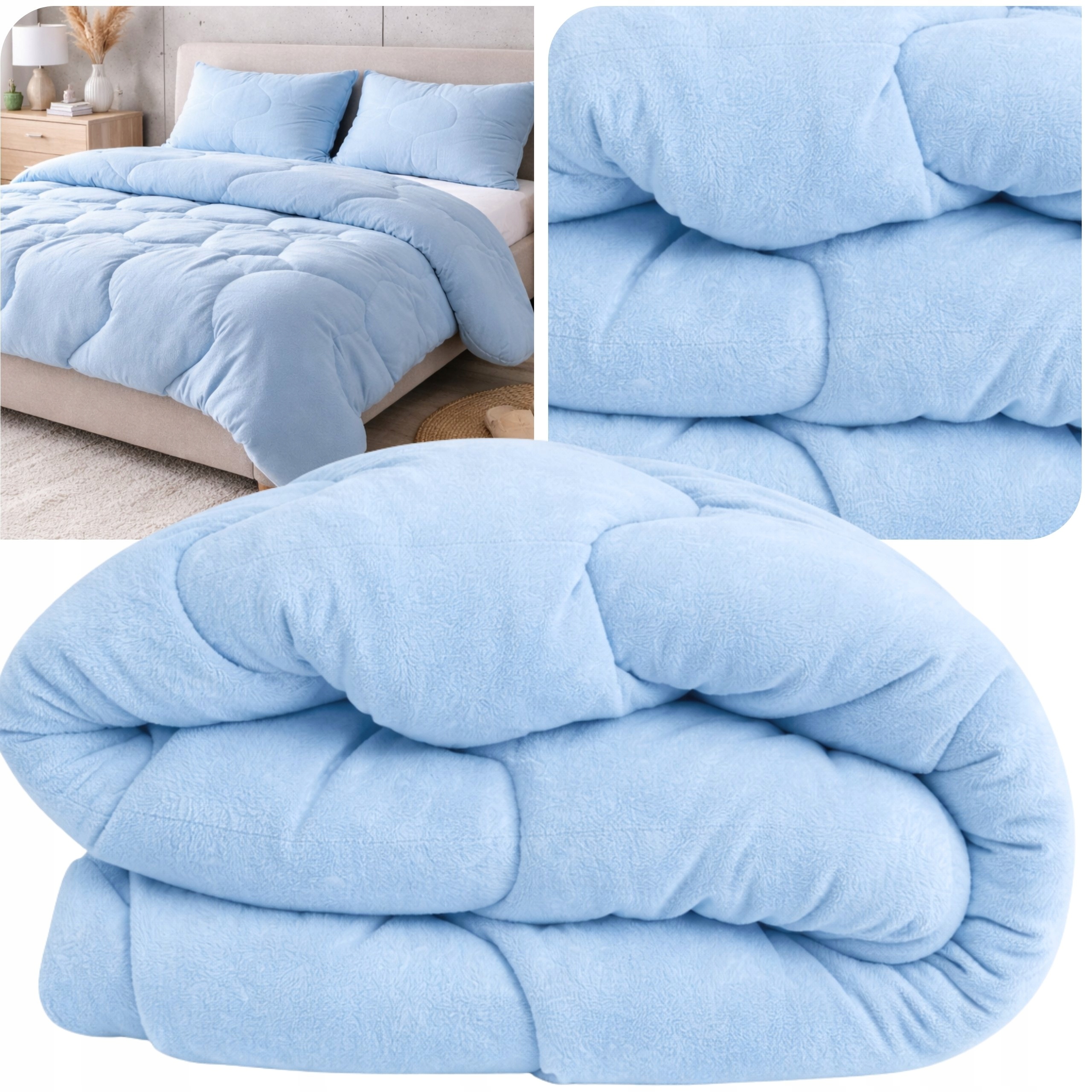 Přikrývka 140x200 cm Teplá Polarová Příjemná Měkká Celoroční Fleece