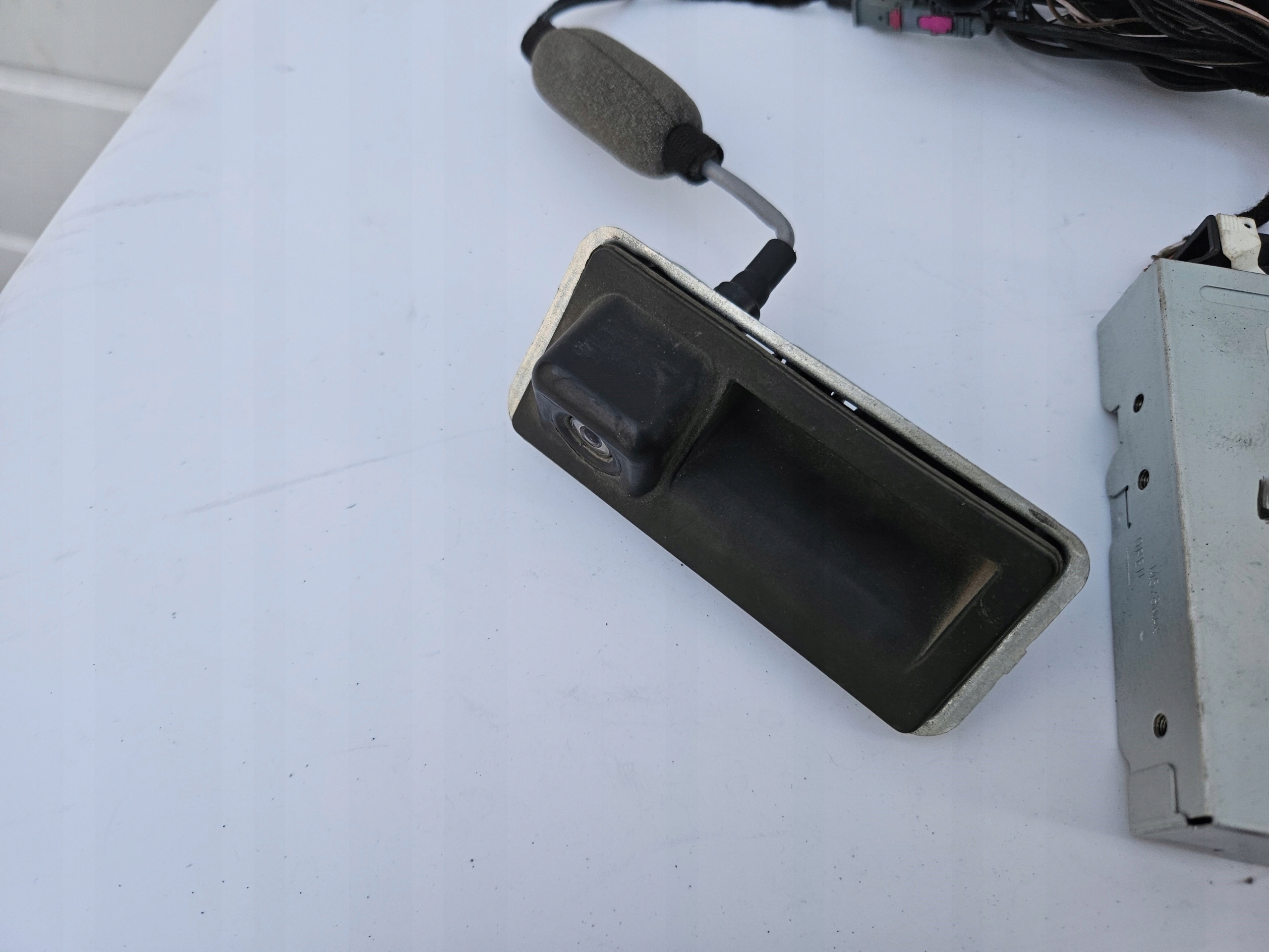KAMERA reversing running board control unit bundle wiring AUDI A6 C7 4G sedan