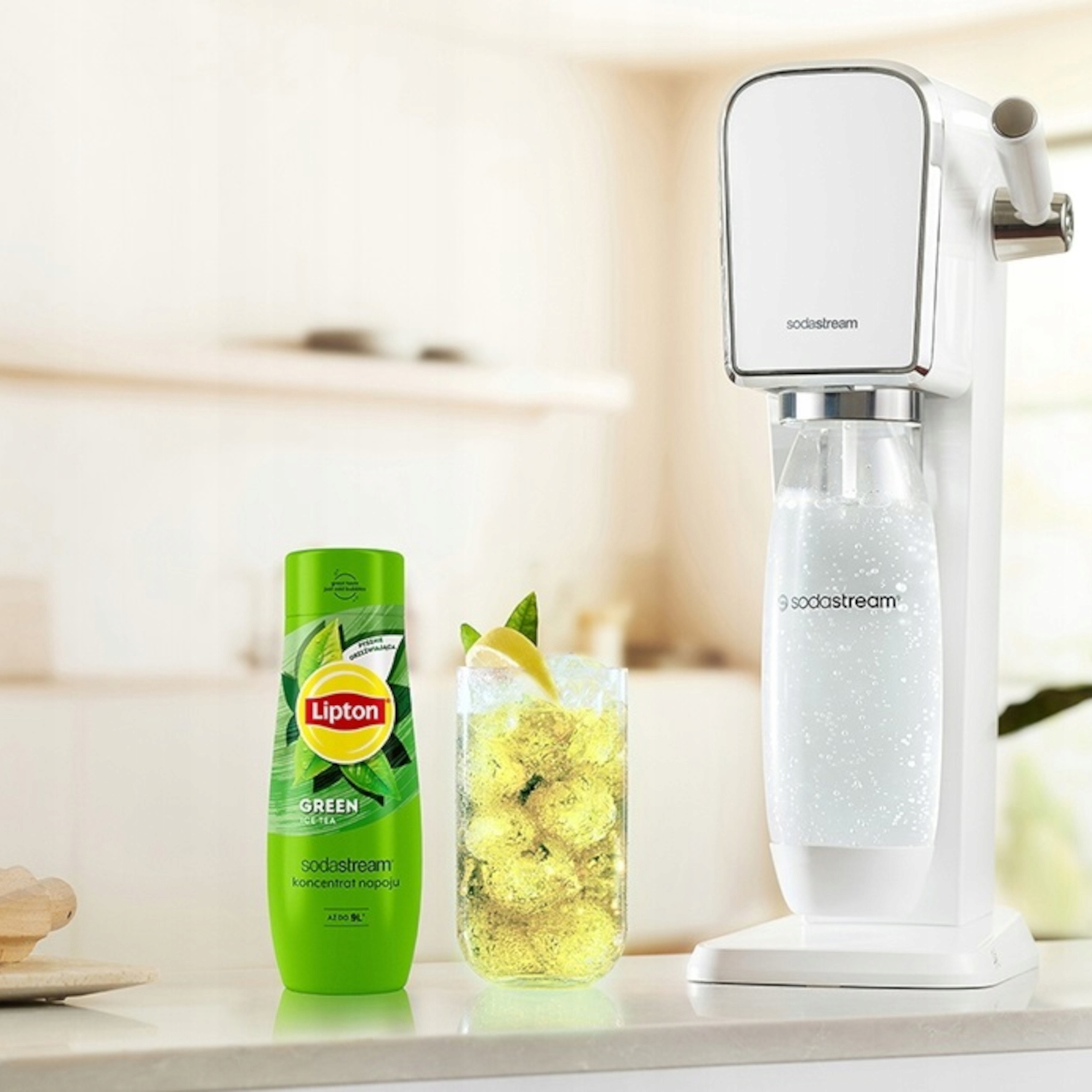 SODASTREAM napój/syrop LiptonLemon+Green+PepsiMax Pojemność 440 ml