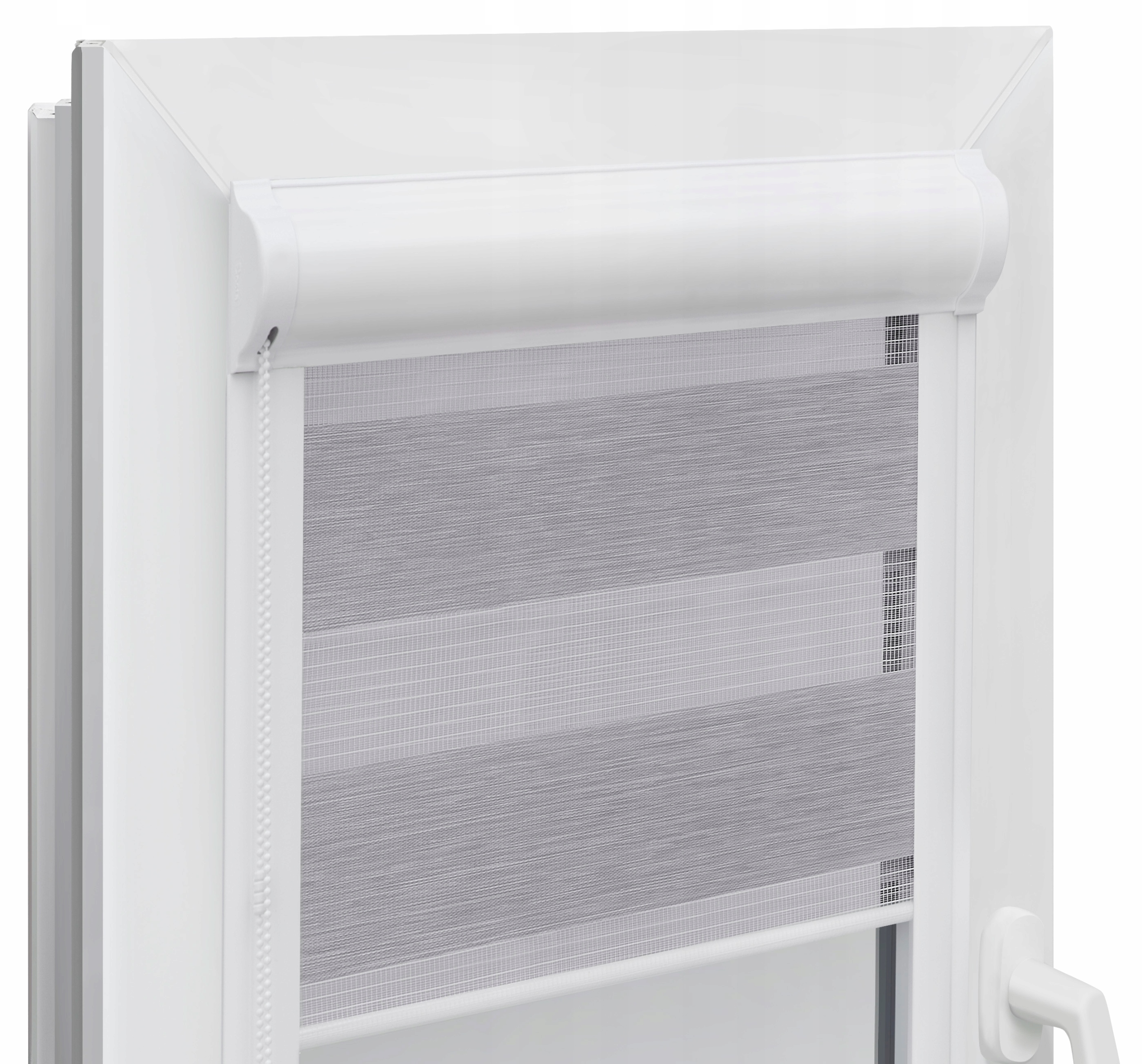 ROLETY DZIEŃ NOC Z PROWADNICAMI W KASECIE 35x150