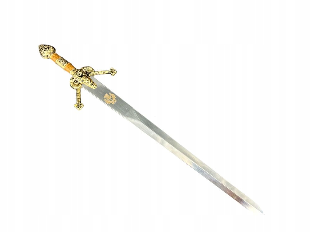 Nůž na dopisy miniaturka meč skotských horalů claymore (22) Stojan