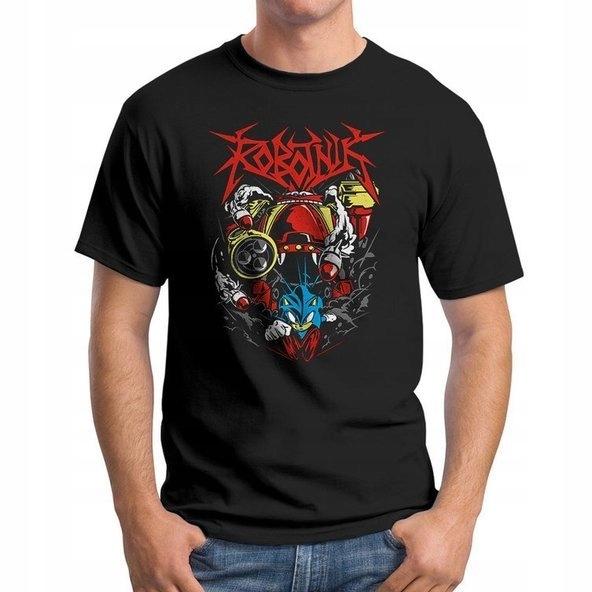 

Koszulka T-Shirt Metal Boss Blue Hedgehog L