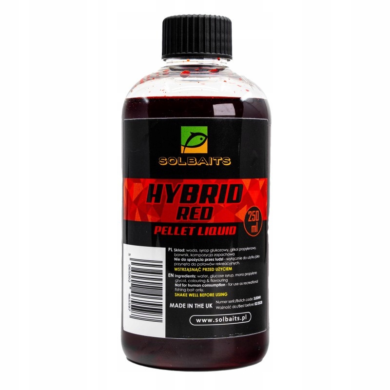 Solbaits Pellet Liquid Hybrid Red 250 ML