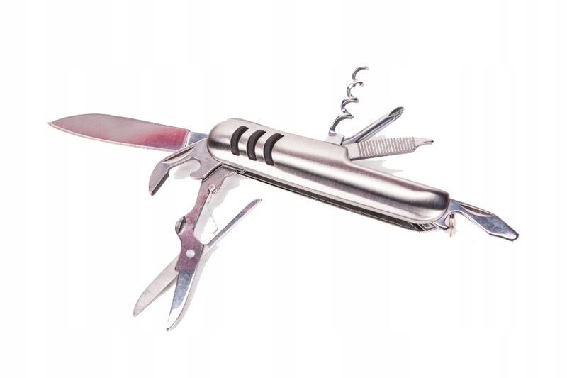 SCYZORYK 7 FUNKCJI Z GRAWEREM logo napisem 10szt