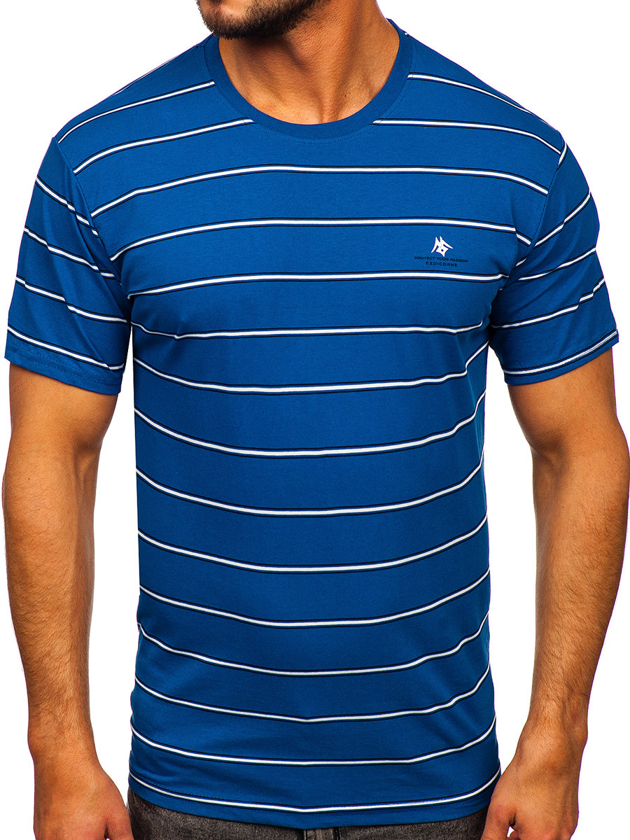 

T-shirt Męski Koszulka Niebieska 14952 Denley_m