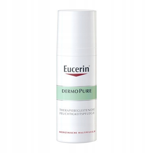 Eucerin DermoPure, krem kojący w trakcie kuracji przeciwtrądzikowych, skóra