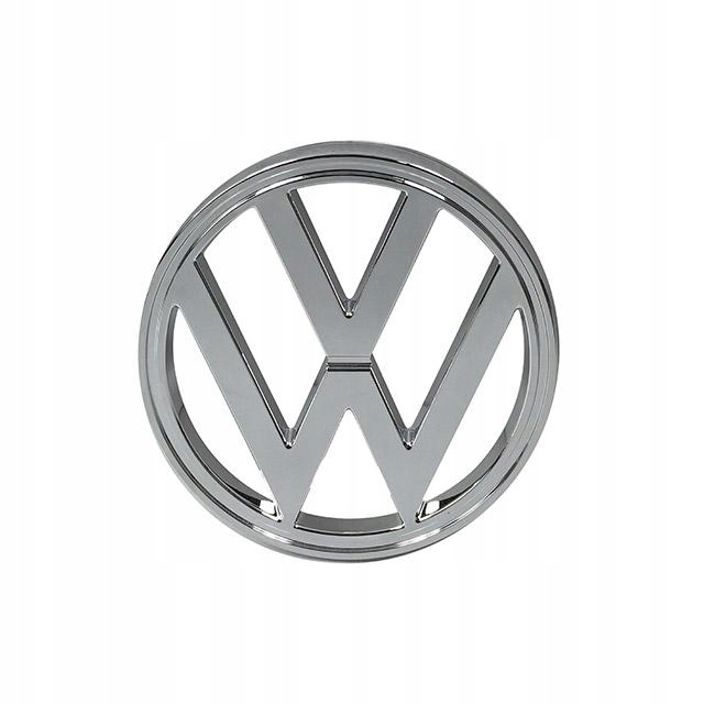 Emblém prednej klapky 'vw' chróm T2b 72-79