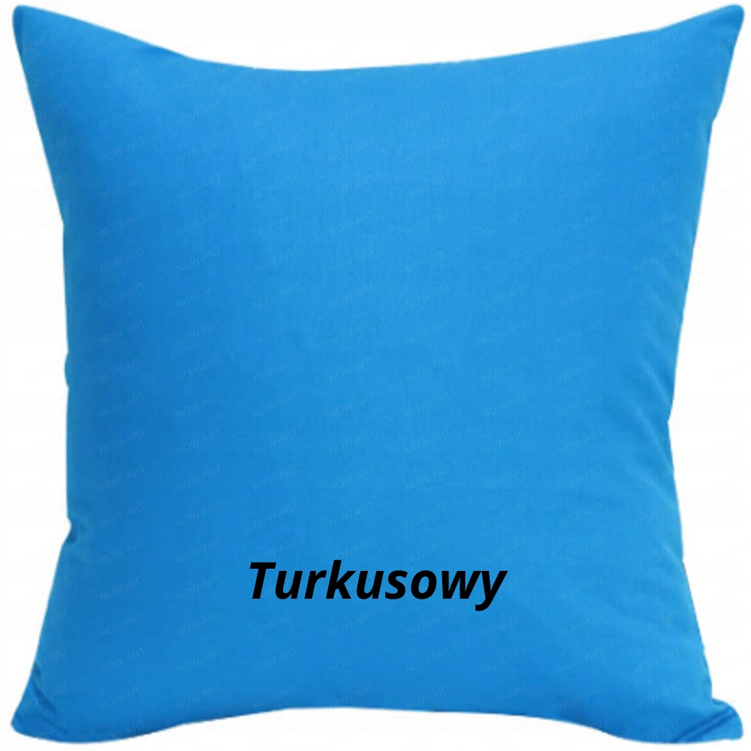 POSZEWKA NA PODUSZKĘ 40x40 GŁADKA DUŻO KOLORÓW Materiał inny