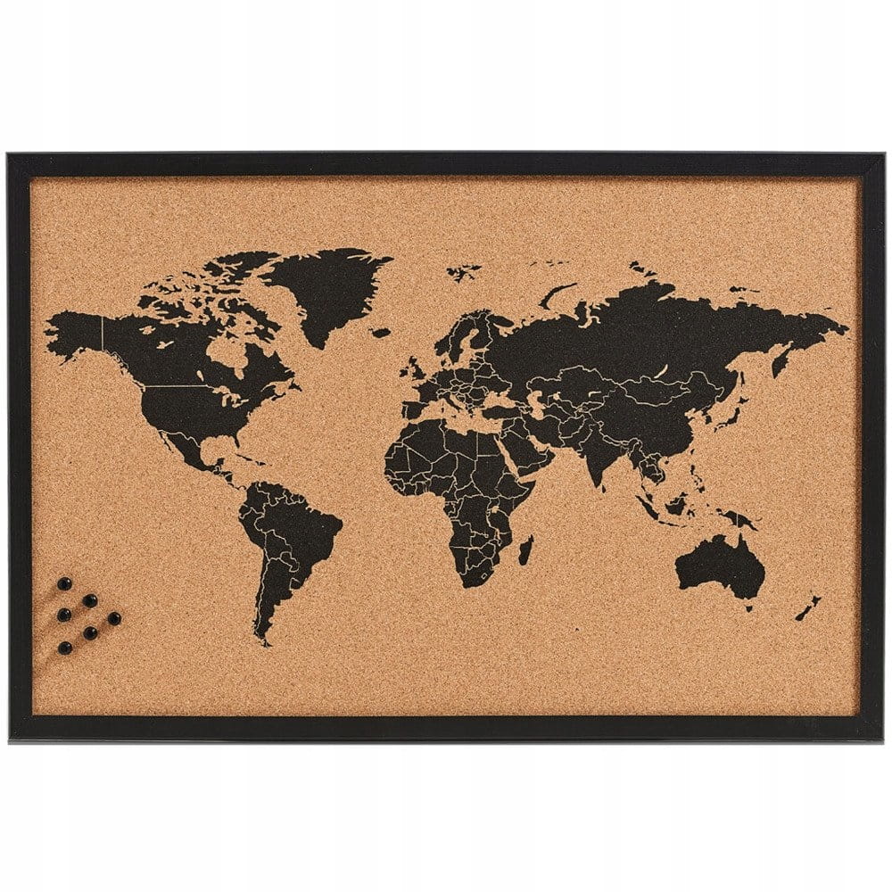

Tablica Korkowa Tablica Mapa Świata 60x40 Zeller