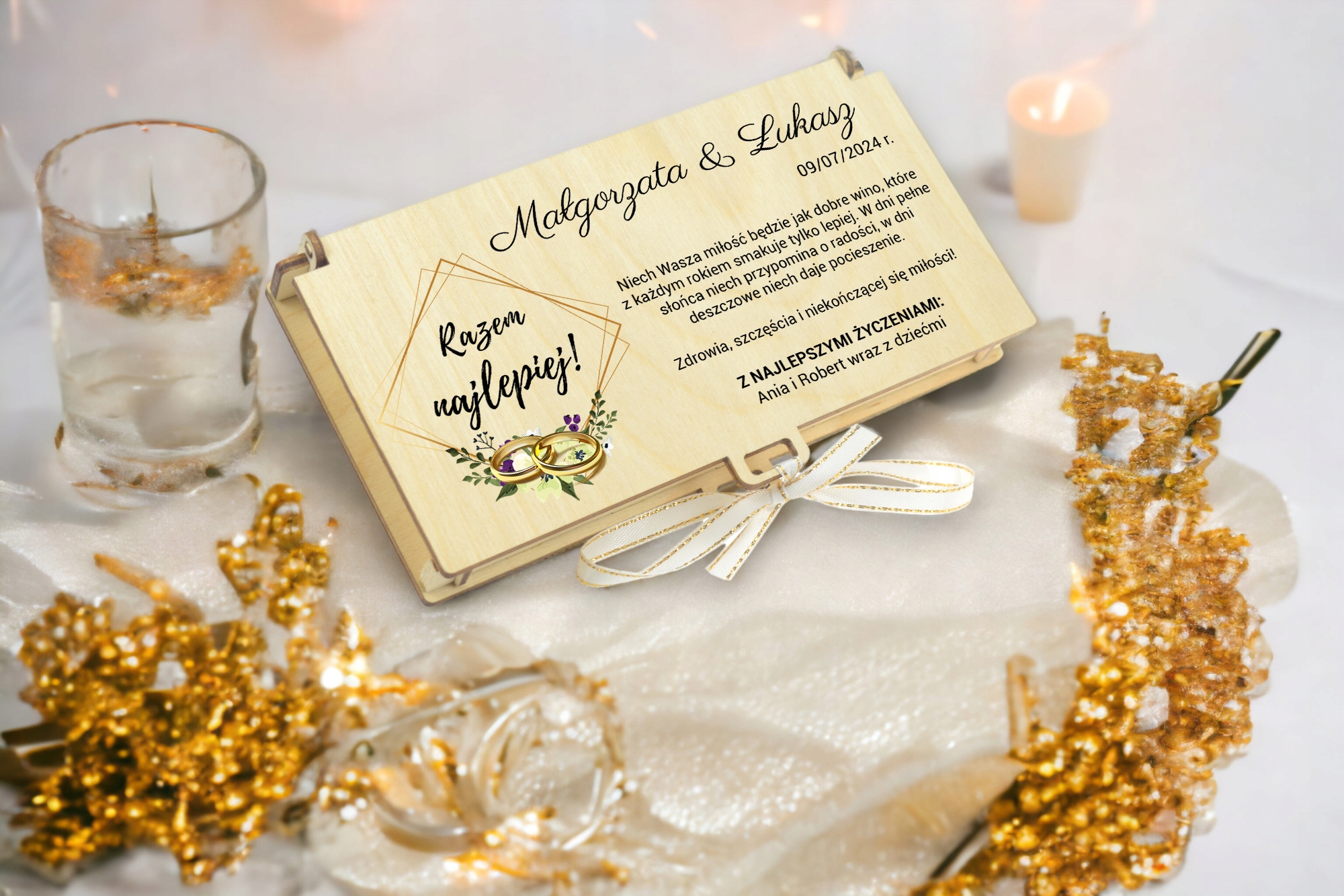 Pudełko Na Życzenia Ślubne Stan opakowania oryginalne