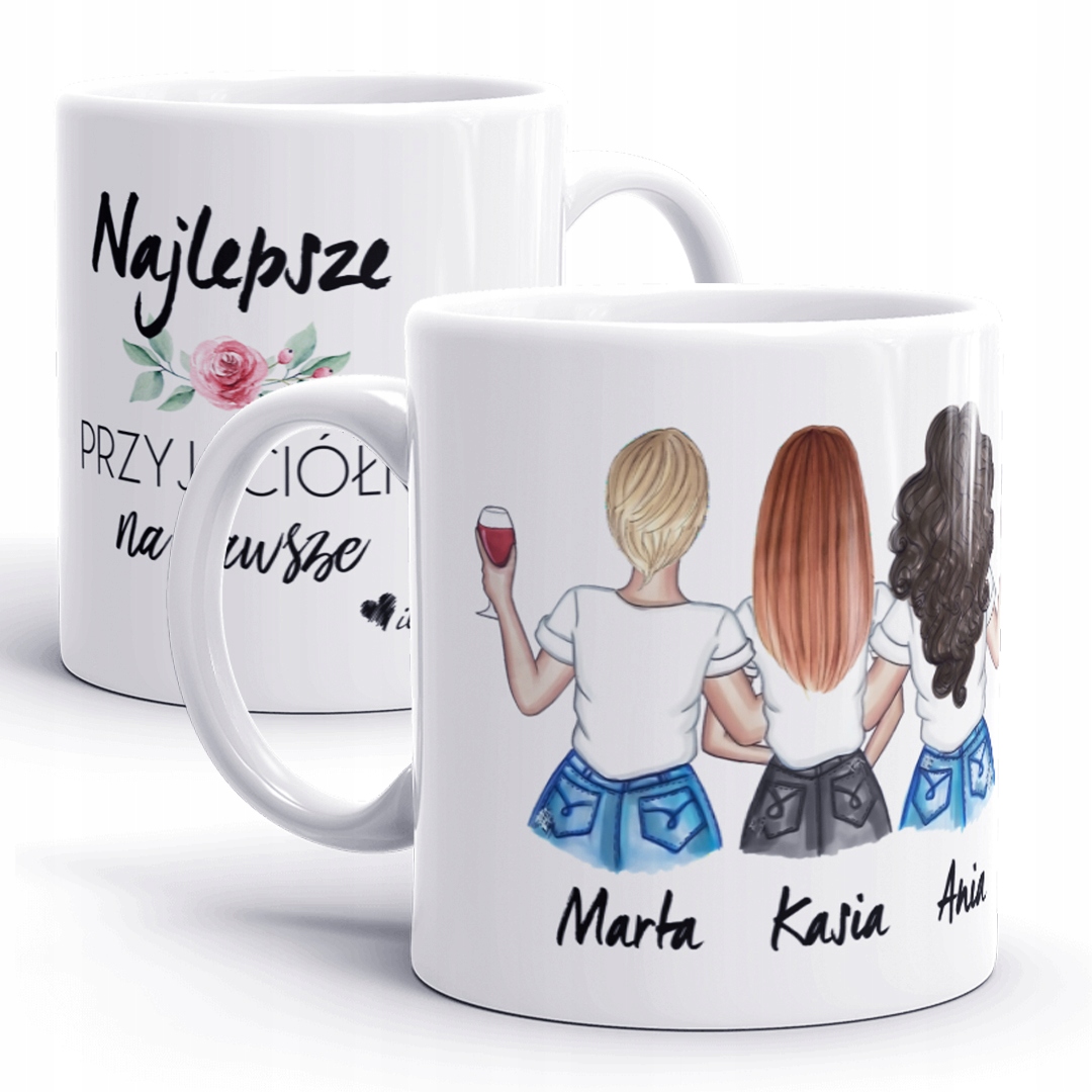 

Kubek 3 Siostry Przyjaciółki Koleżanki Plus Size