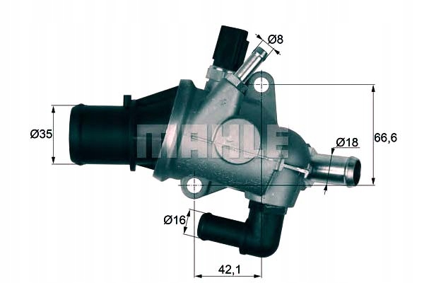 MAHLE ТЕРМОСТАТ ALFA ROMEO 147 1.66v T.SPARK (93