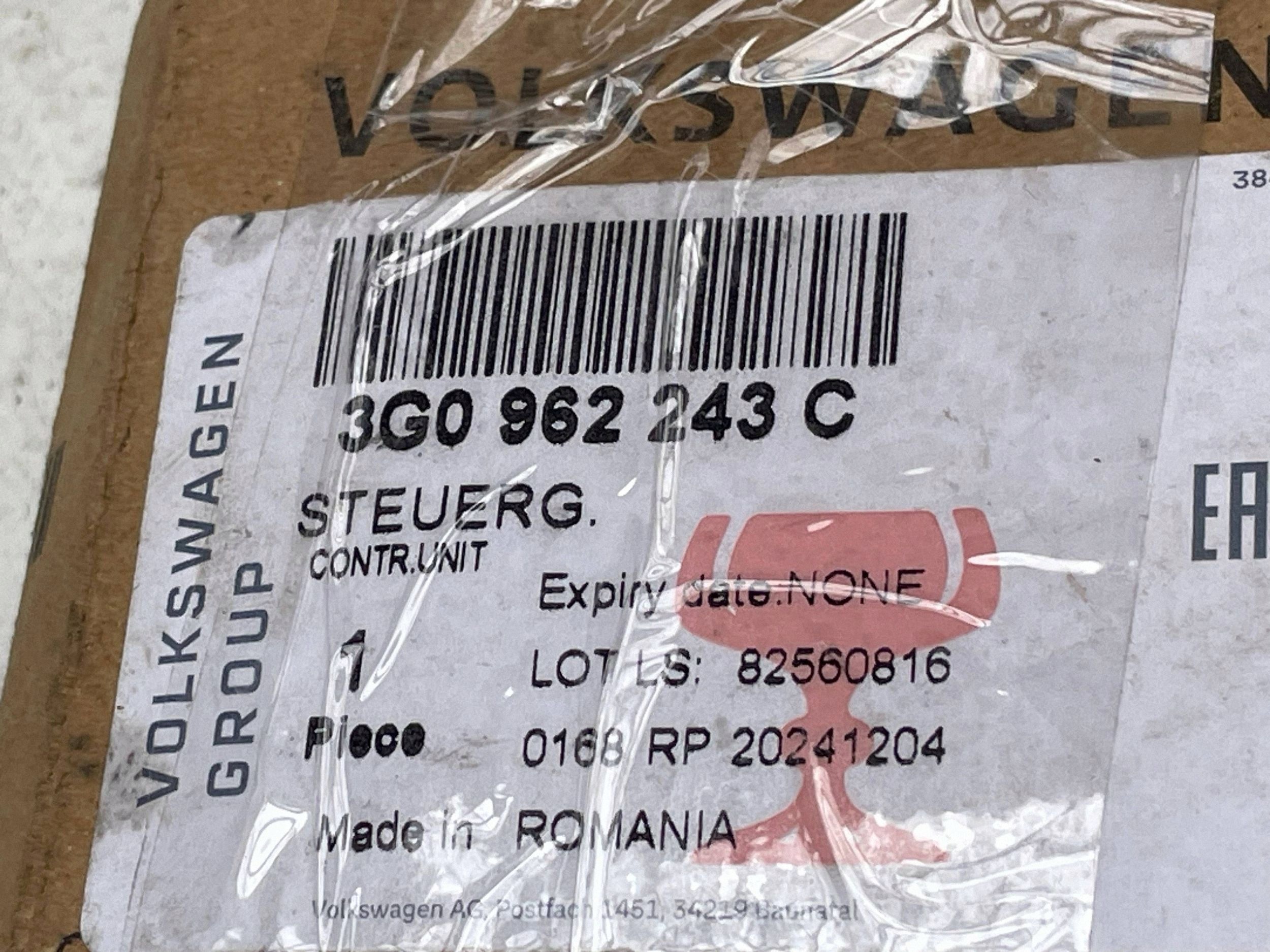 module bonnet boot Volkswagen Arteon 3G0962243C original!!