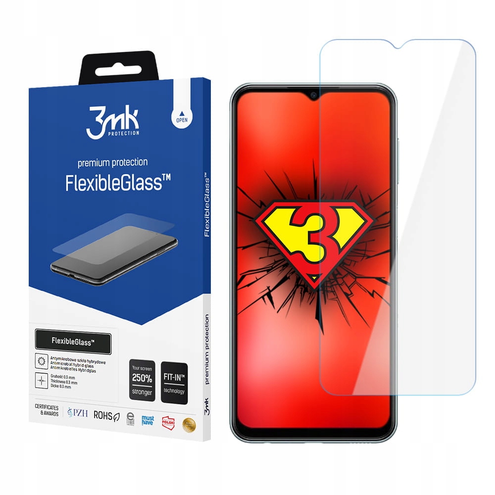

Szkło hybrydowe do Samsung Galaxy M23 5G 3mk Glass