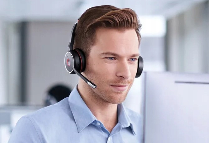 Słuchawki bezprzewodowe Jabra Evolve 75 ANC Mikrofon tak