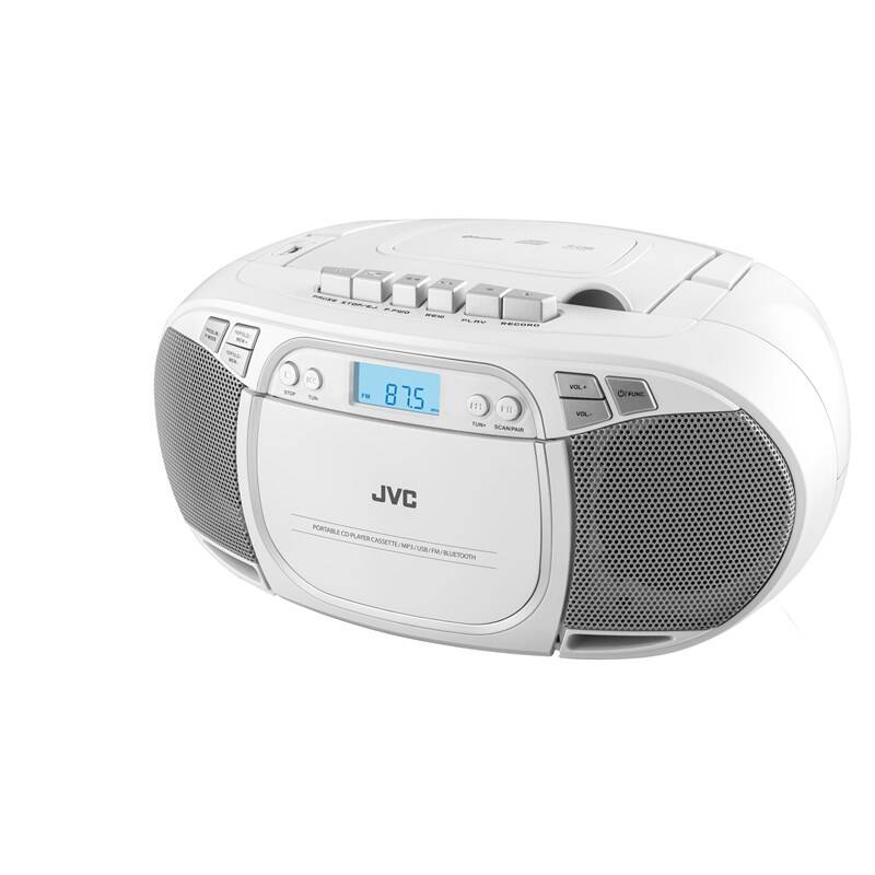 Jvc RC-E451W Rádiomagnetofón, biely