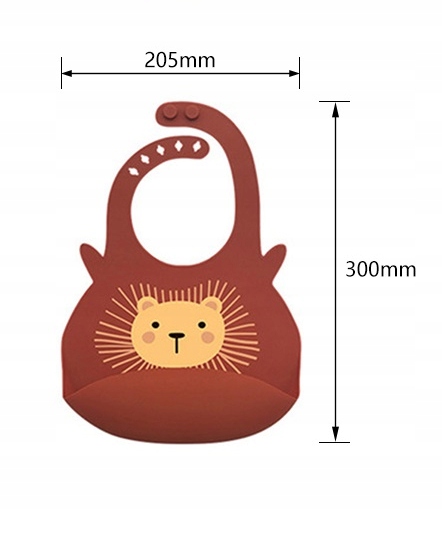 ŚLINIAK SILIKONOWY KARMIENIE DZIECKA ŚLINIACZEK Marka inna marka