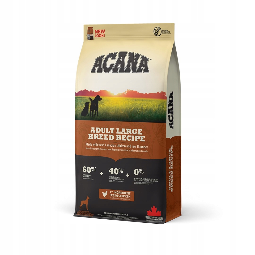 Levně Acana Dog Adult Large Breed – suché krmivo pro psy – 17 kg
