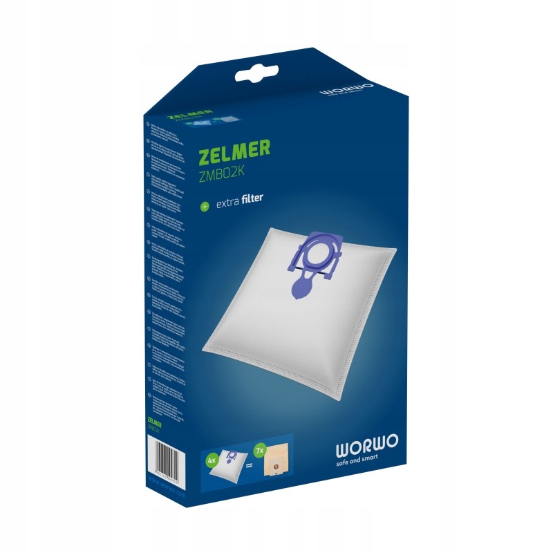 12x WORKI DO ZELMER AQUOS ZVC722ST Model ZMB02K