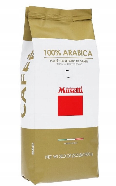 Musetti 100% Arabica Dolce 1kg włoska kawa ziarnista