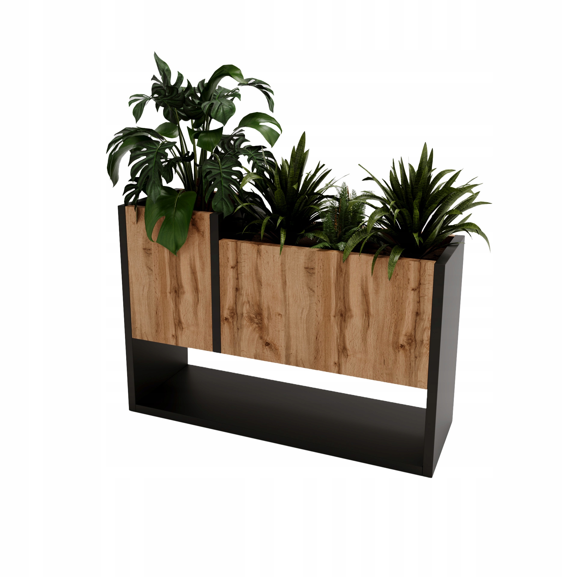 Květináč Karo C stojící květiny dům loft květináč Wotan