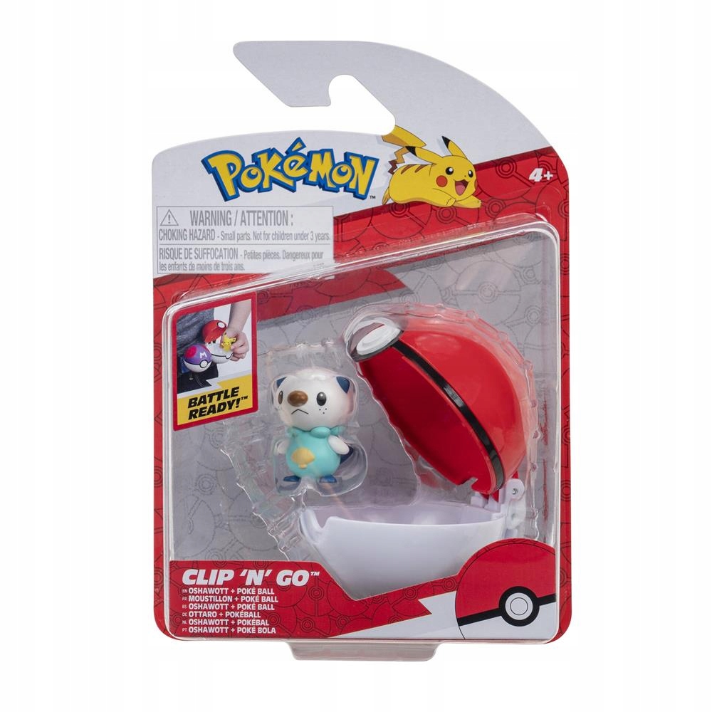 

Pokemon Poke Ball Clip Go Figurka Oshawott PKW2667
