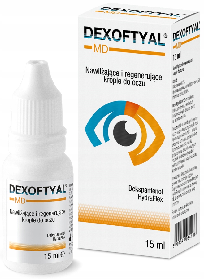 

Krople nawilżające Verco Dexoftyal MD 15 ml