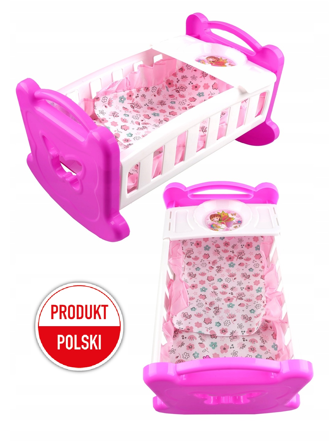 KOŁYSKA ŁÓŻECZKO DLA LALEK LALKI TACKA POŚCIEL