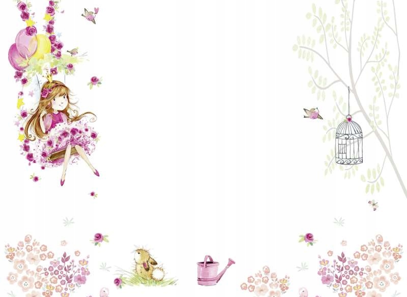 Dětská omyvatelná fototapeta s motivem princezny Swing Princess As