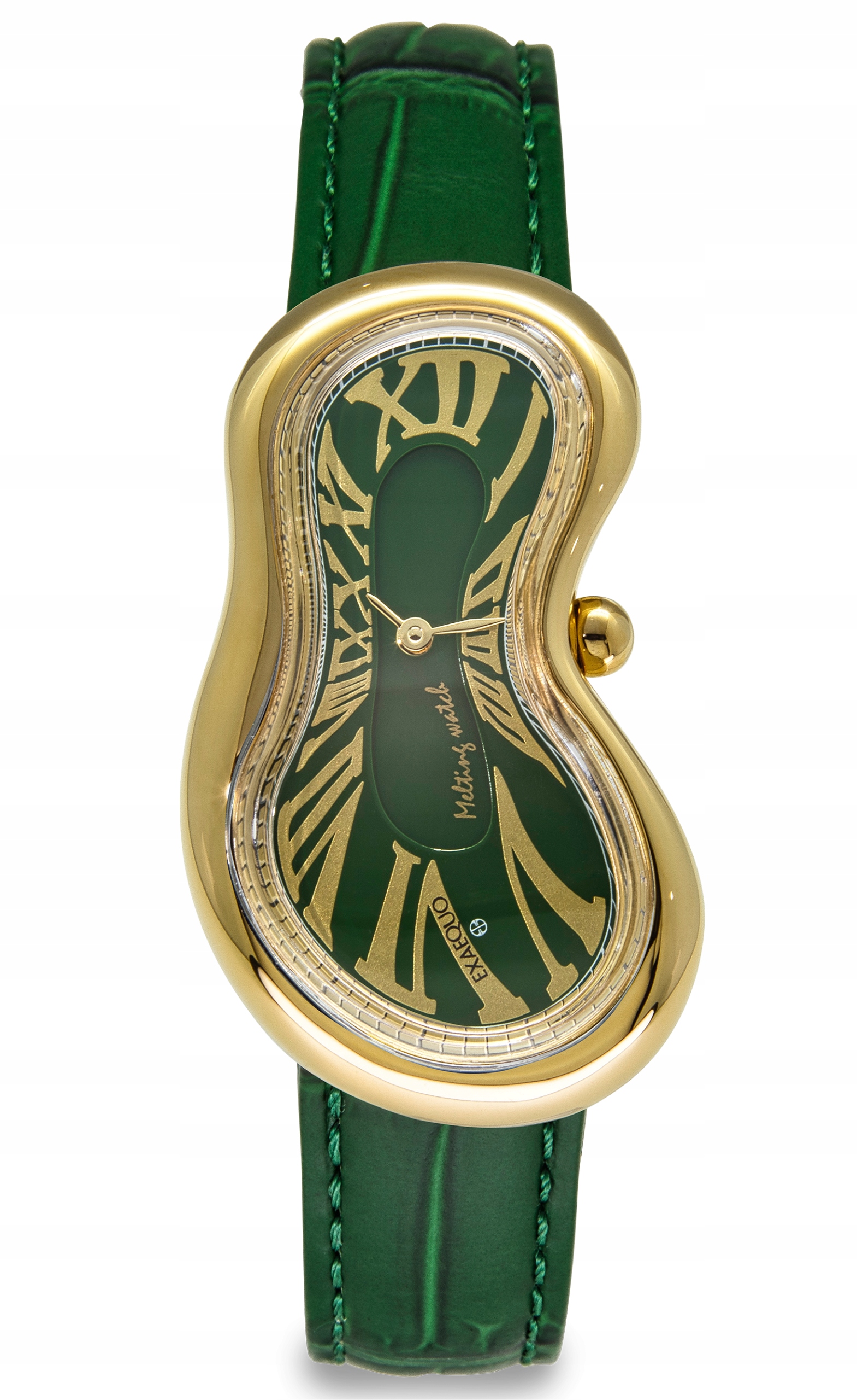 Nové Originální dámské hodinky Exaequo EX0002.0005 Melting Watch zelené