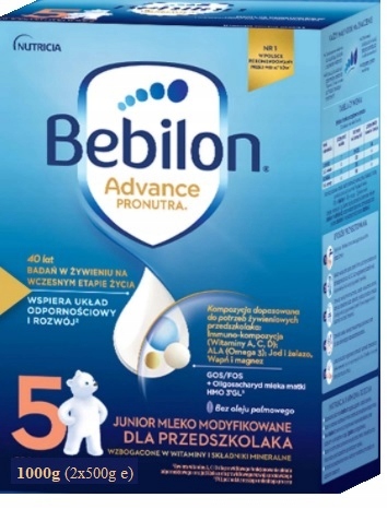Mleko Bebilon 5 Pronutra Advance po 2,5 roku 1000g
