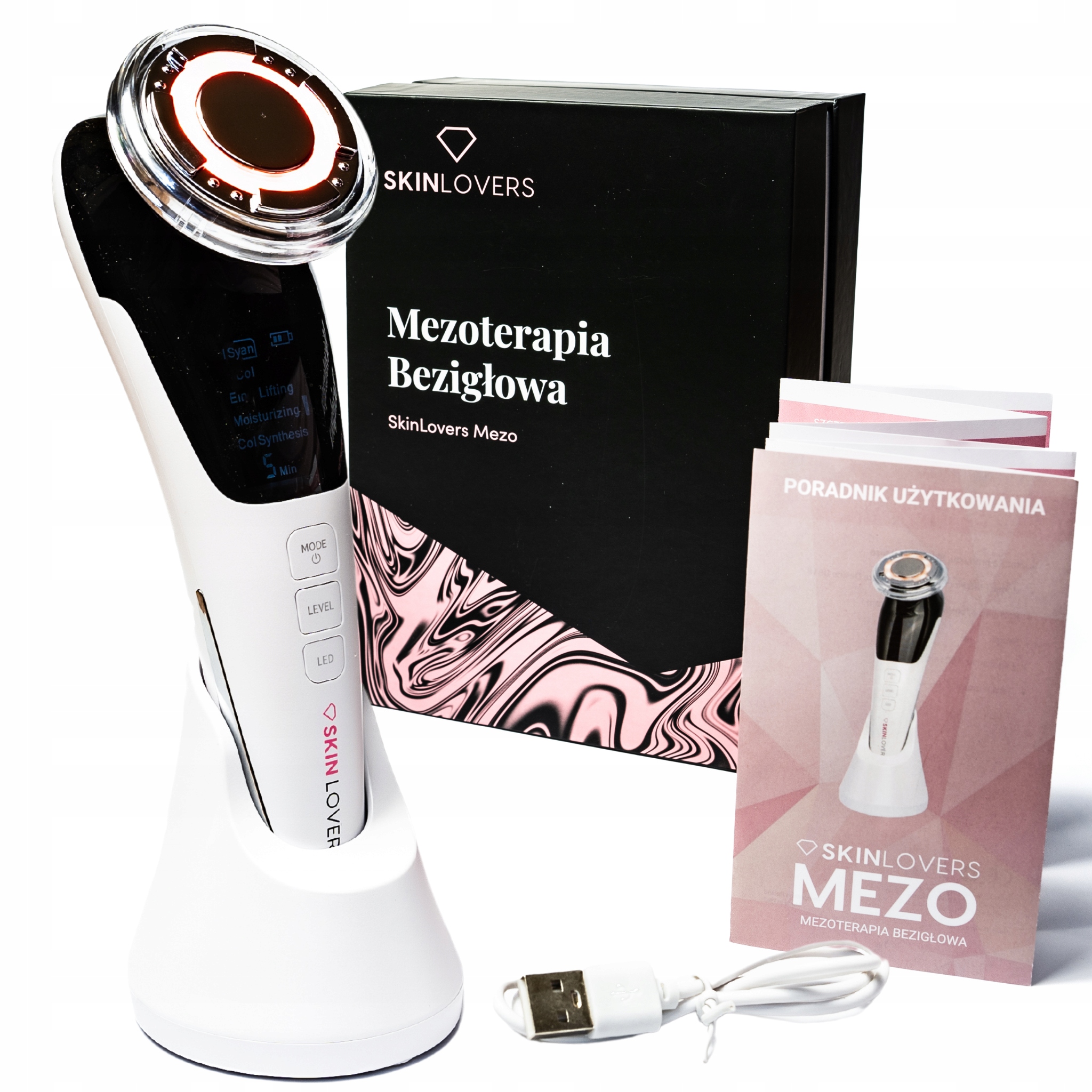 

Mezoterapia Bezigłowa Skinlovers Masażer 5w1 Bonus