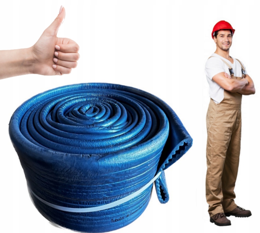 Obal zvukotesnej izolácie Dn 100 mm, hrúbka 9 mm, 10 m pre vodovodné potrubia