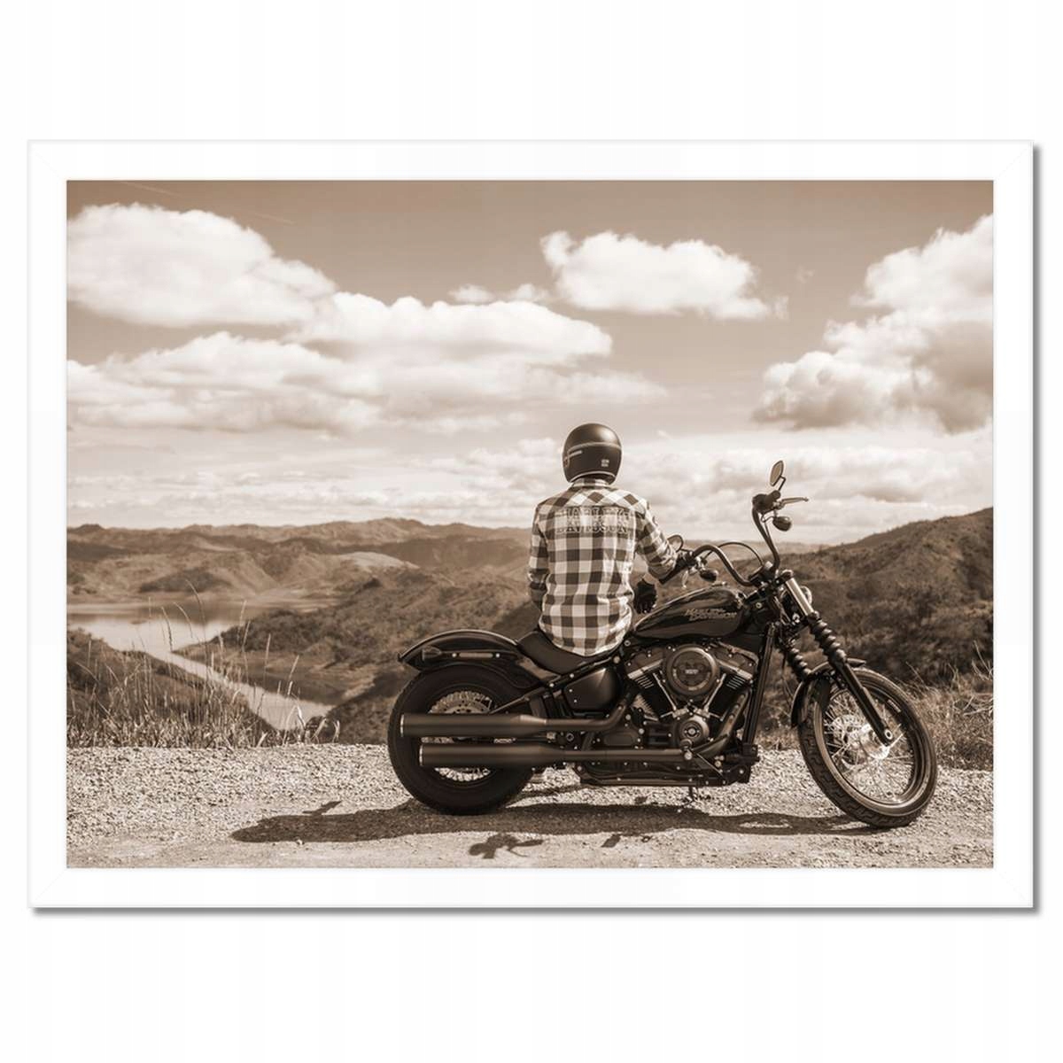 Plakáty v rámu 40x30 Harley Davidson Motocykl